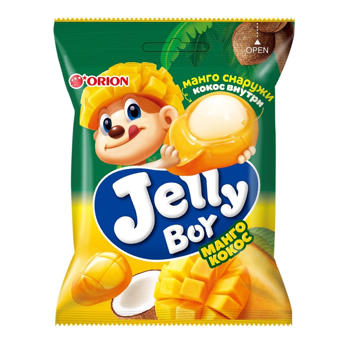 Желирани бонбони Jelly Boy манго и кокос