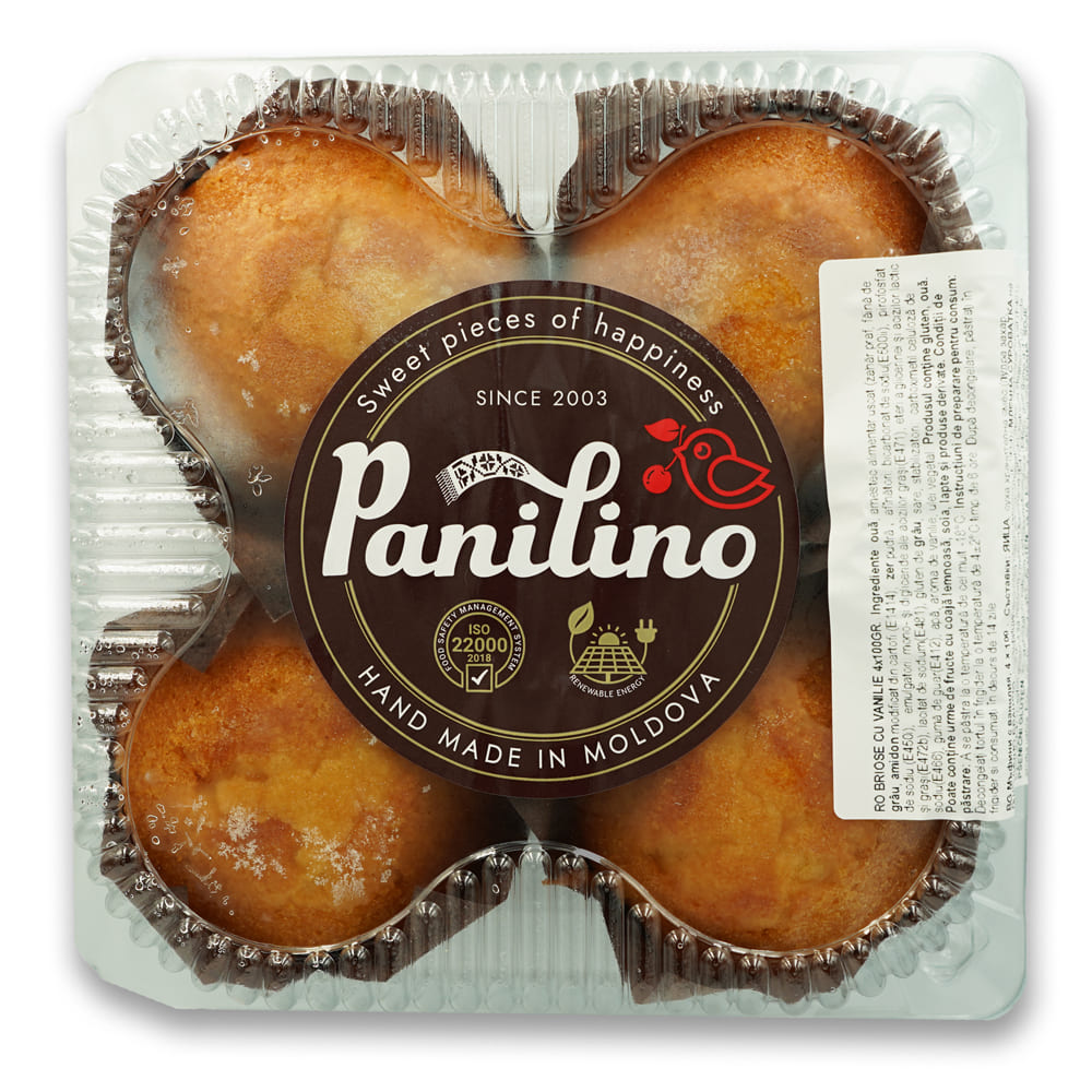 Сет мъфини ванилия 4*100гр Панилино