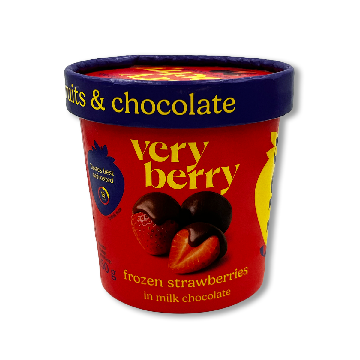 Замразени ягоди в млечен шоколад Very Berry