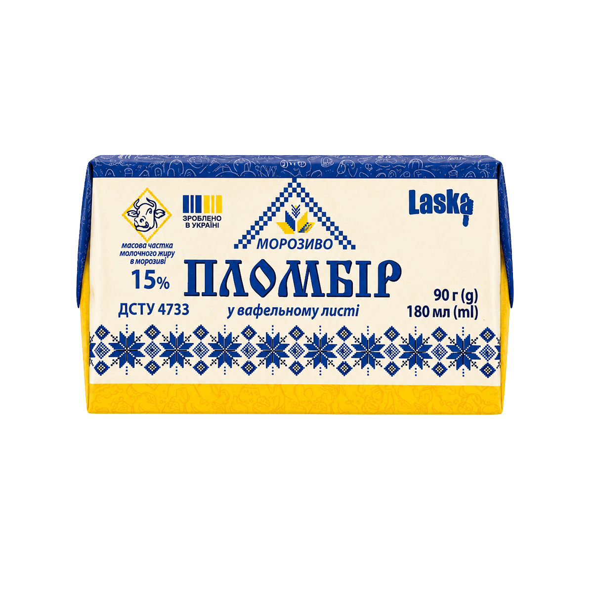 Сладолед сандвич пломбир ЛАСКА
