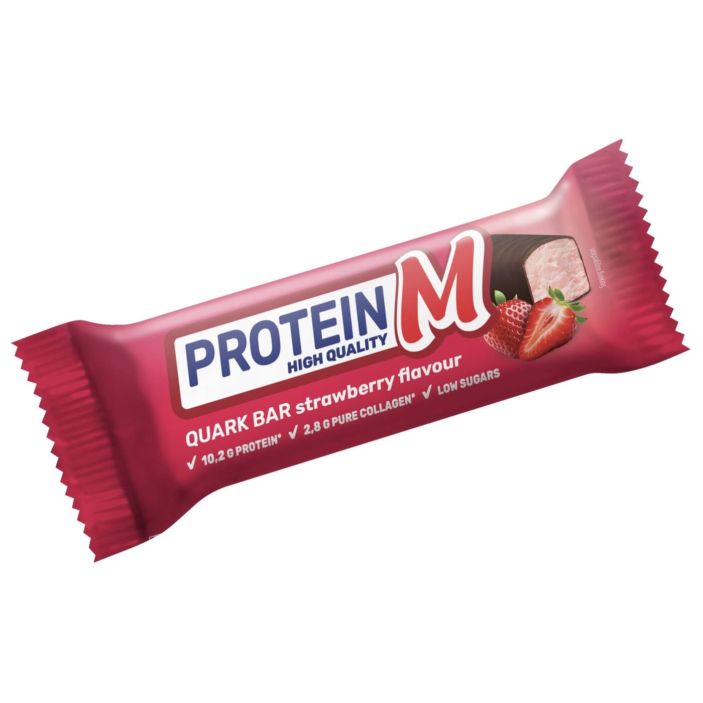 Млечен десерт протеин ягода