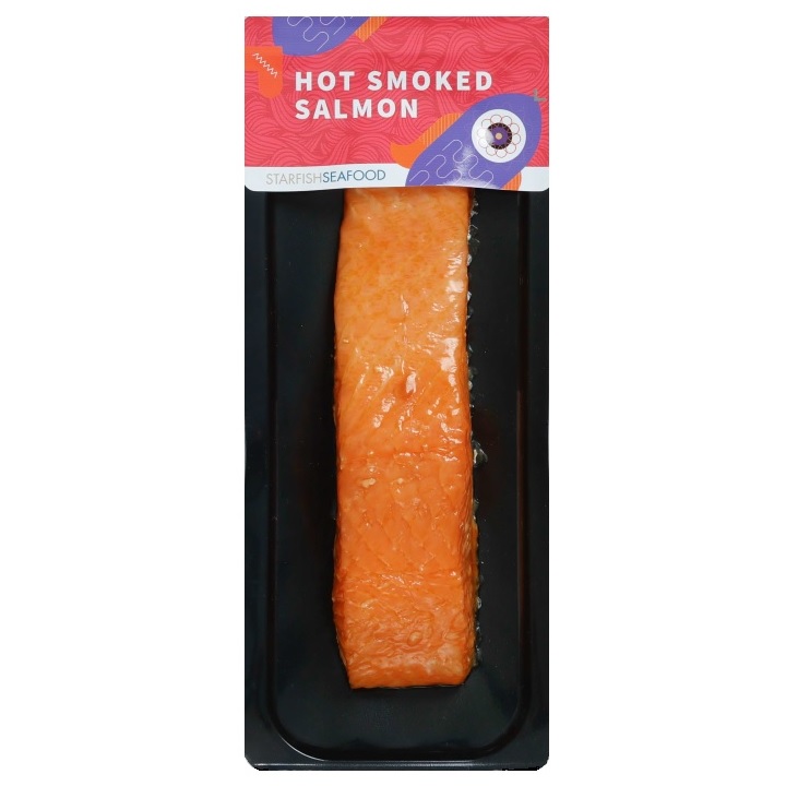 Филе от сьомга топло пушена