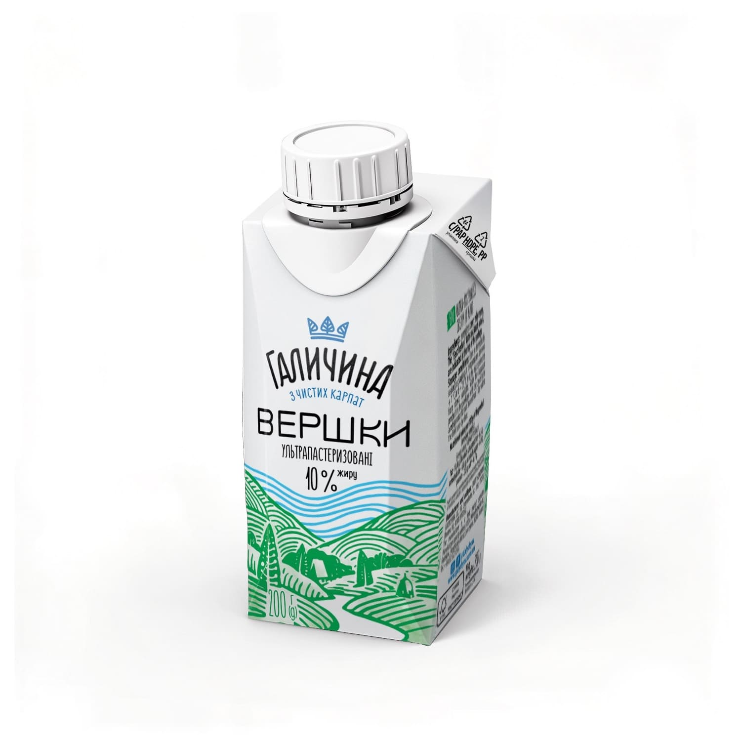 Сметана сливки 10% Галичина