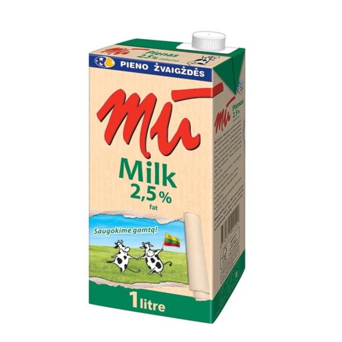 Прясно мляко 2,5% MY