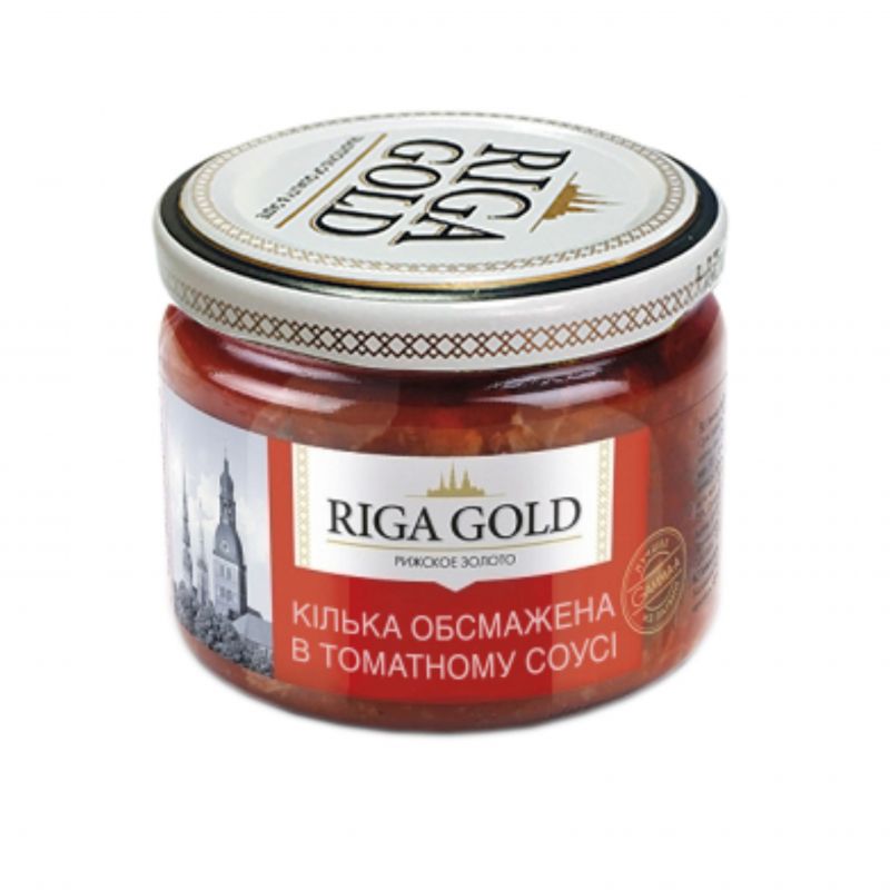 Копърка пържена в доматен сос Riga gold