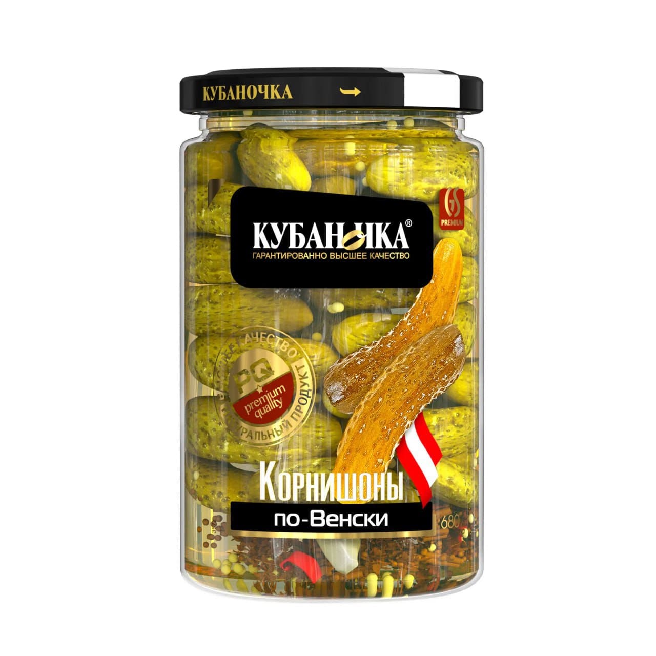 Корнишони мариновани по- Виенски Кубаночка