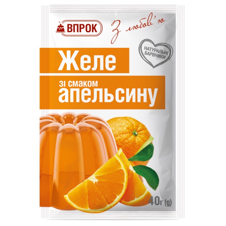 Желе с вкус портокал Впрок