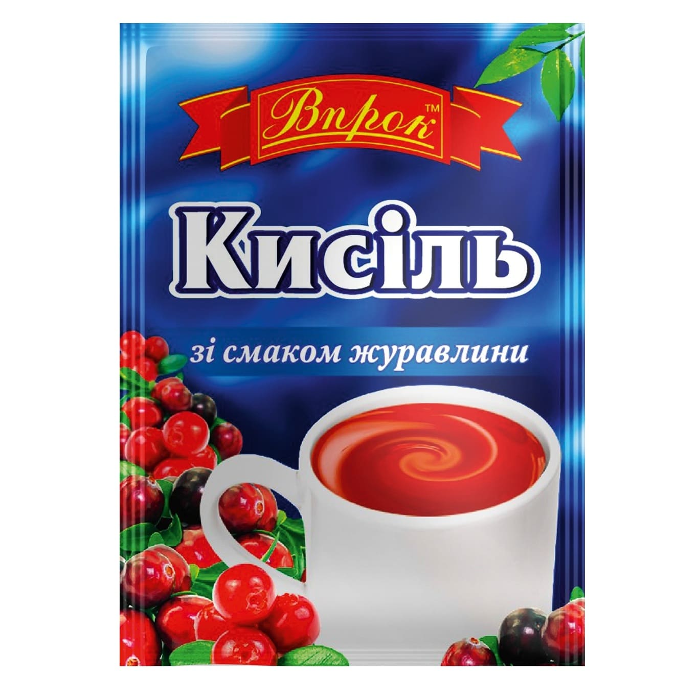 Кисел вкус клюква Впрок