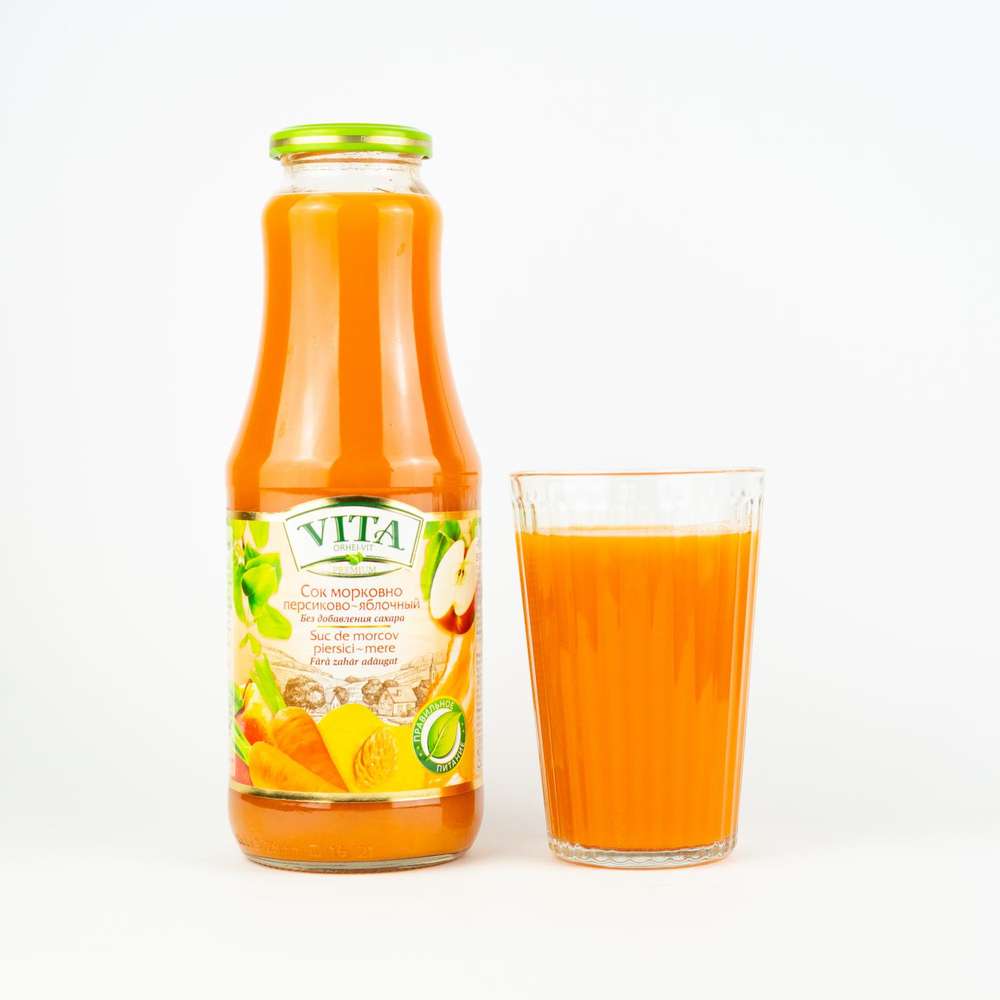 Сок от моркови/праскови/ябълки Vita