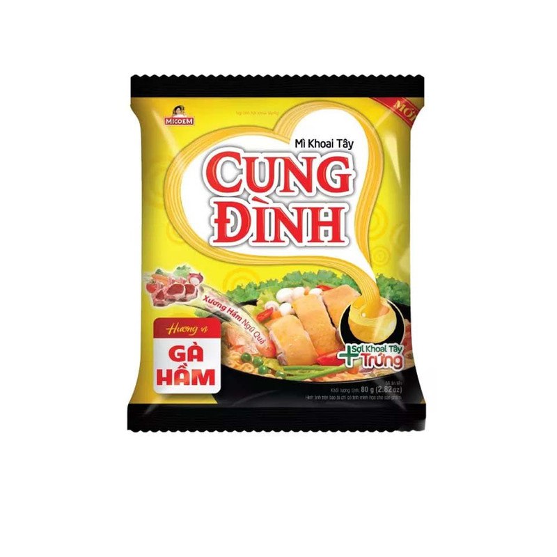 Рамен с вкус на задушено пиле „CUNG DINH Stewed Chicken Flavor Noodle“