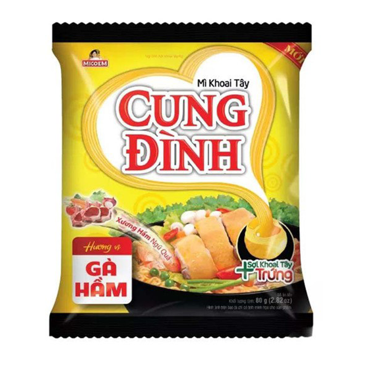 Рамен с вкус на задушено пиле „CUNG DINH Stewed Chicken Flavor Noodle“