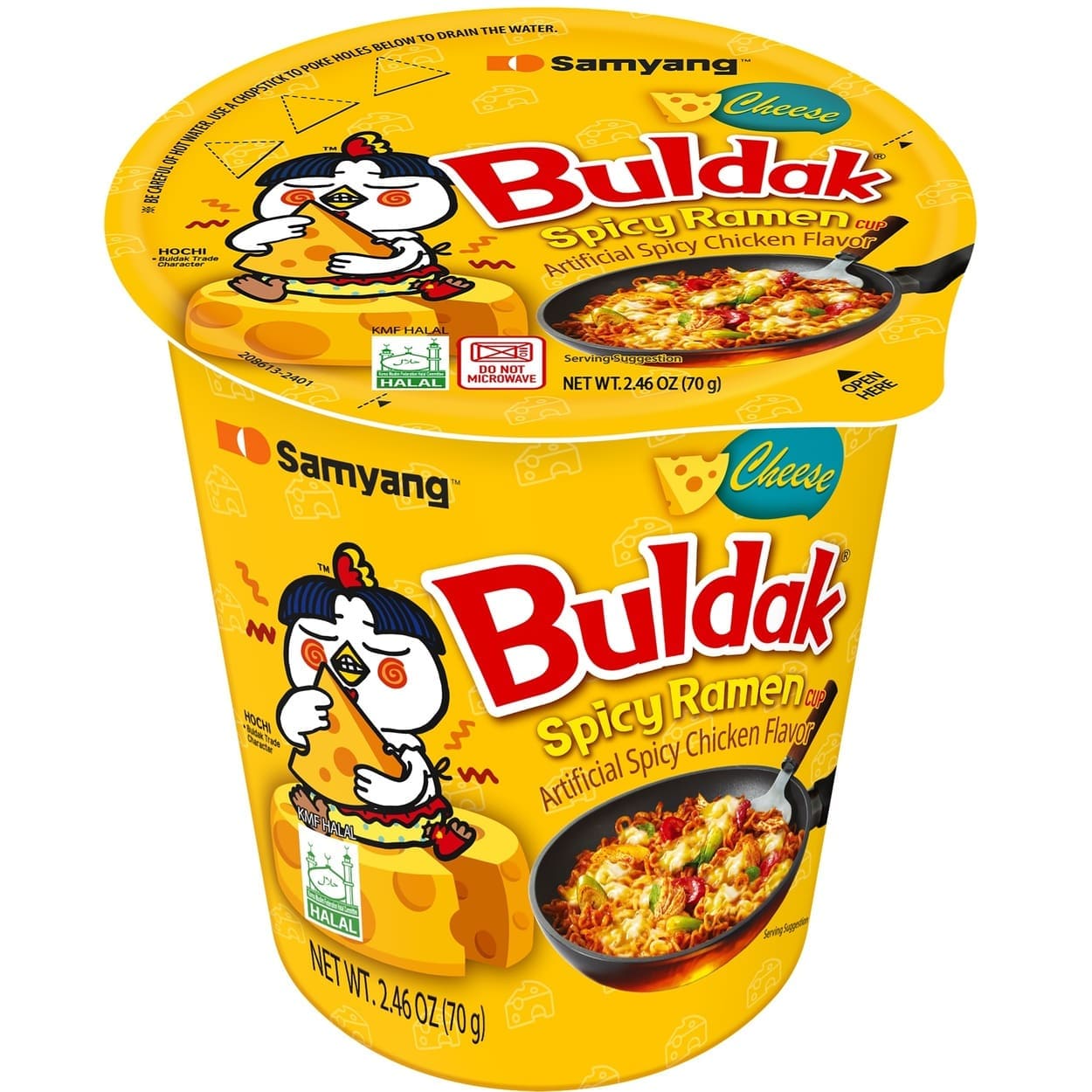 Рамен сирене в чаша Buldak Samyang