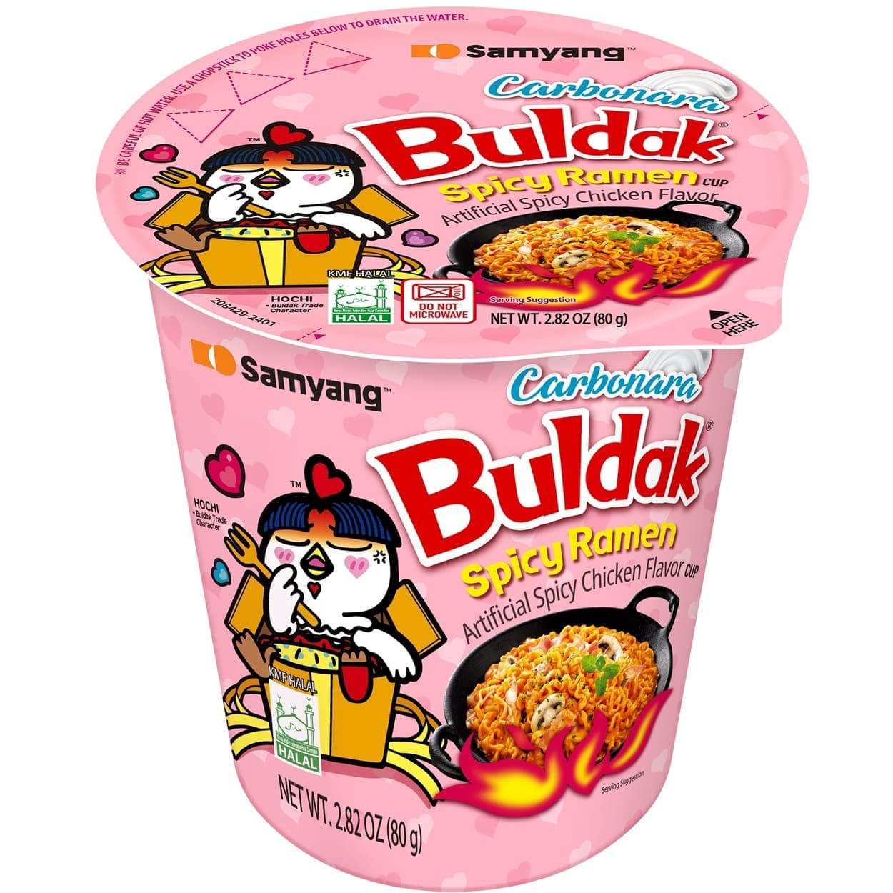 РаменКарбонара чаша Buldak Samyang