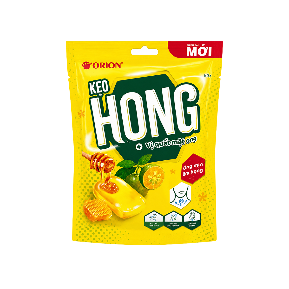 Твърди бонбони Orion Hong с мед и кумкуат