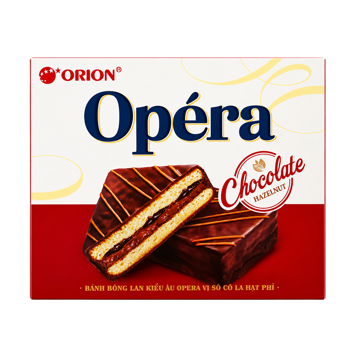 Десерт Orion Chocopie Opera с вкус на шоколад и лешник