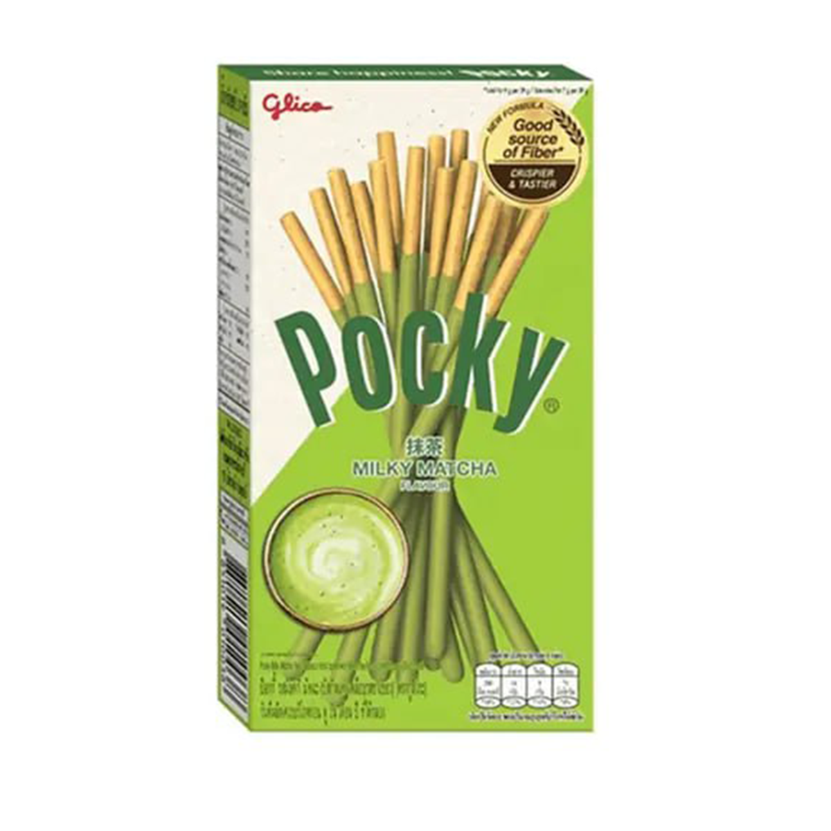 Бисквитки pocky млечна матча GLICO