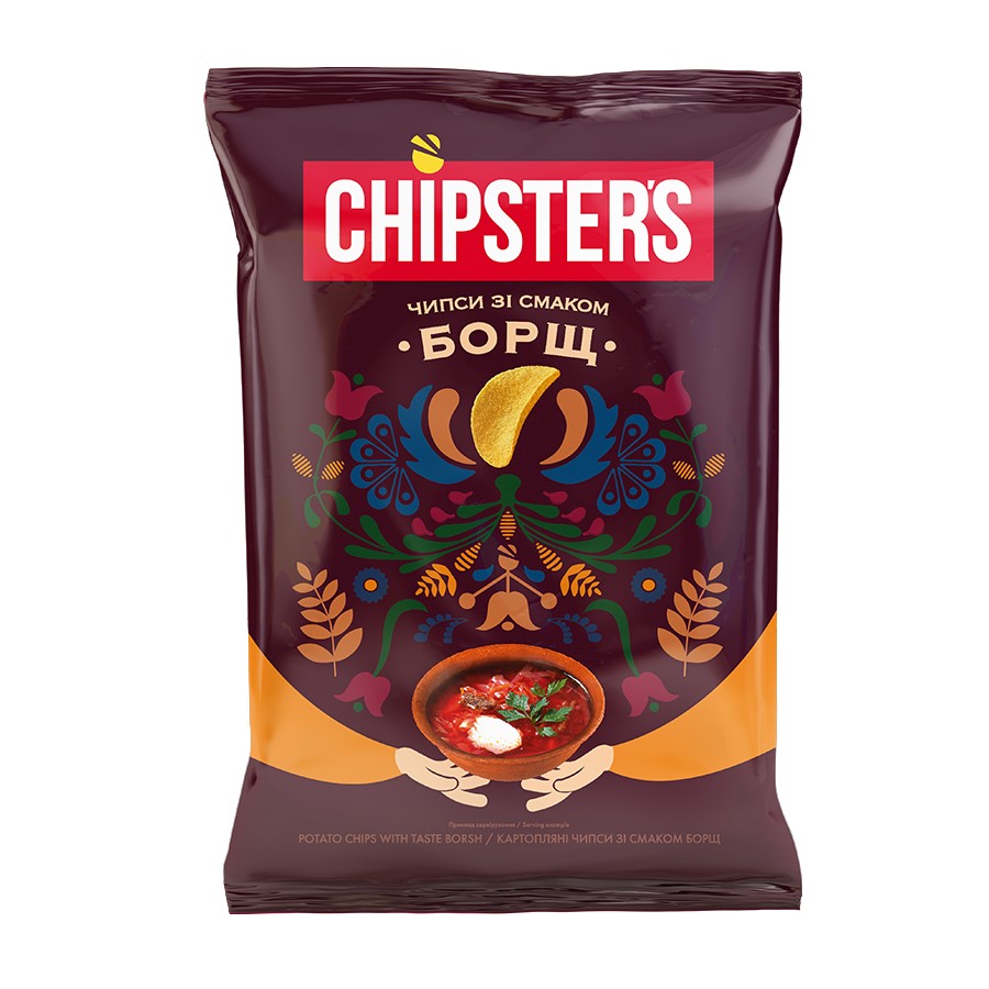 Чипс вкус на борщ Chipsters