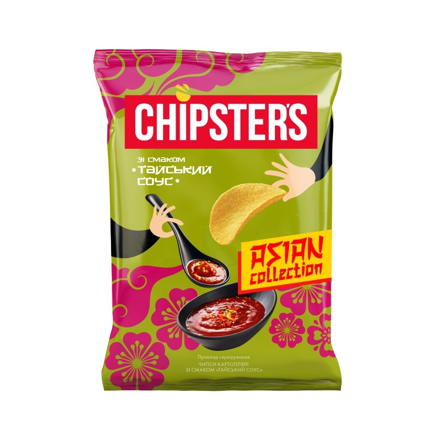 Чипс вкус на Тайландски сос Chipsters