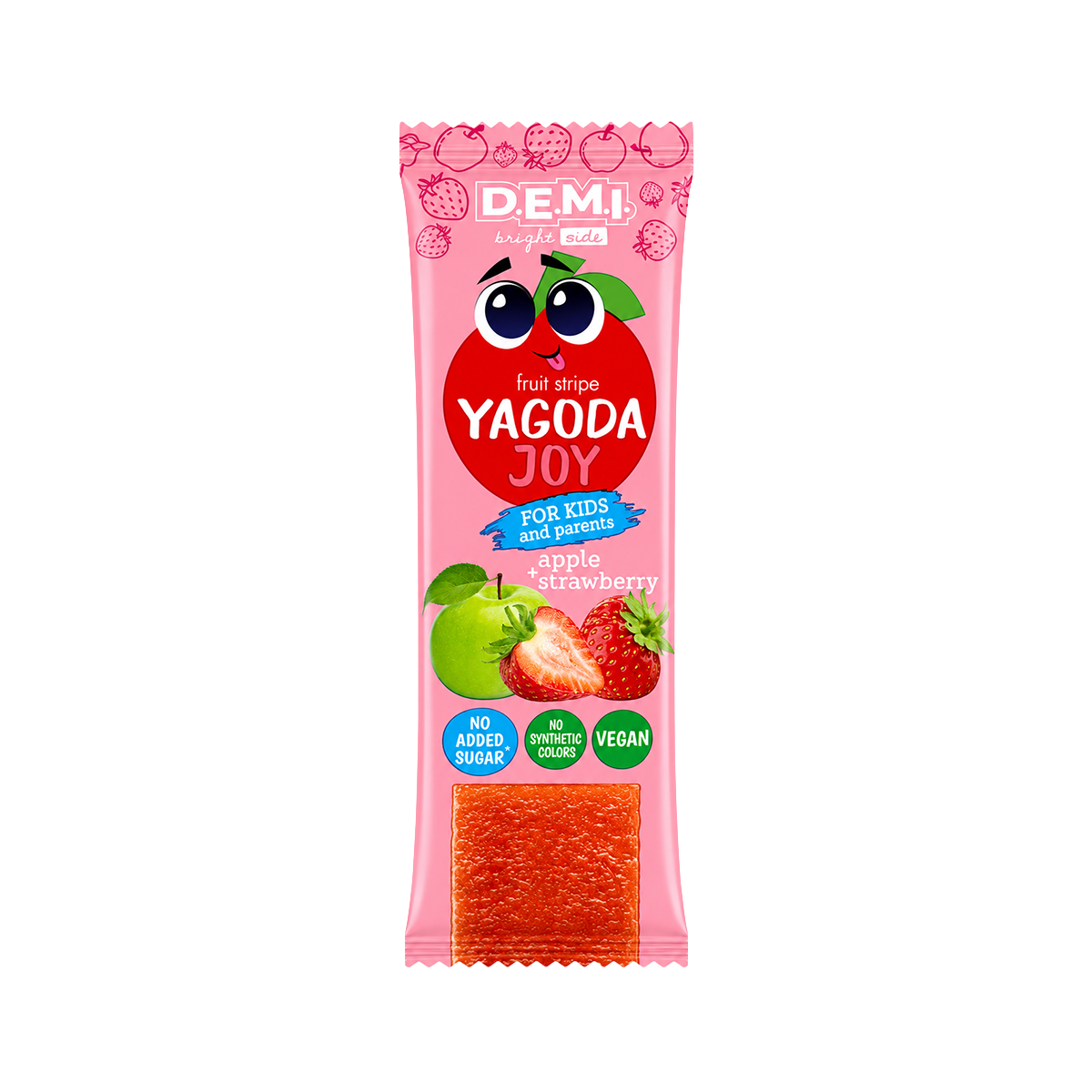 Пастила ябълка със сок от ягода YAGODA JOY