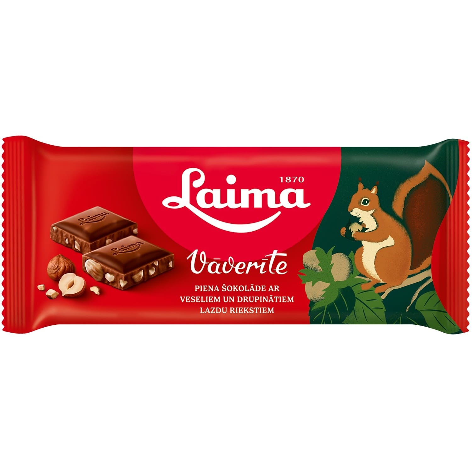 Млечен шоколад Vāverīte (катеричка) Laima