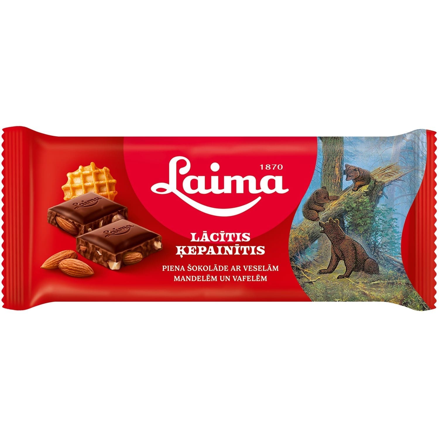 Млечен шоколад Lācītis Ķepainītis Laima