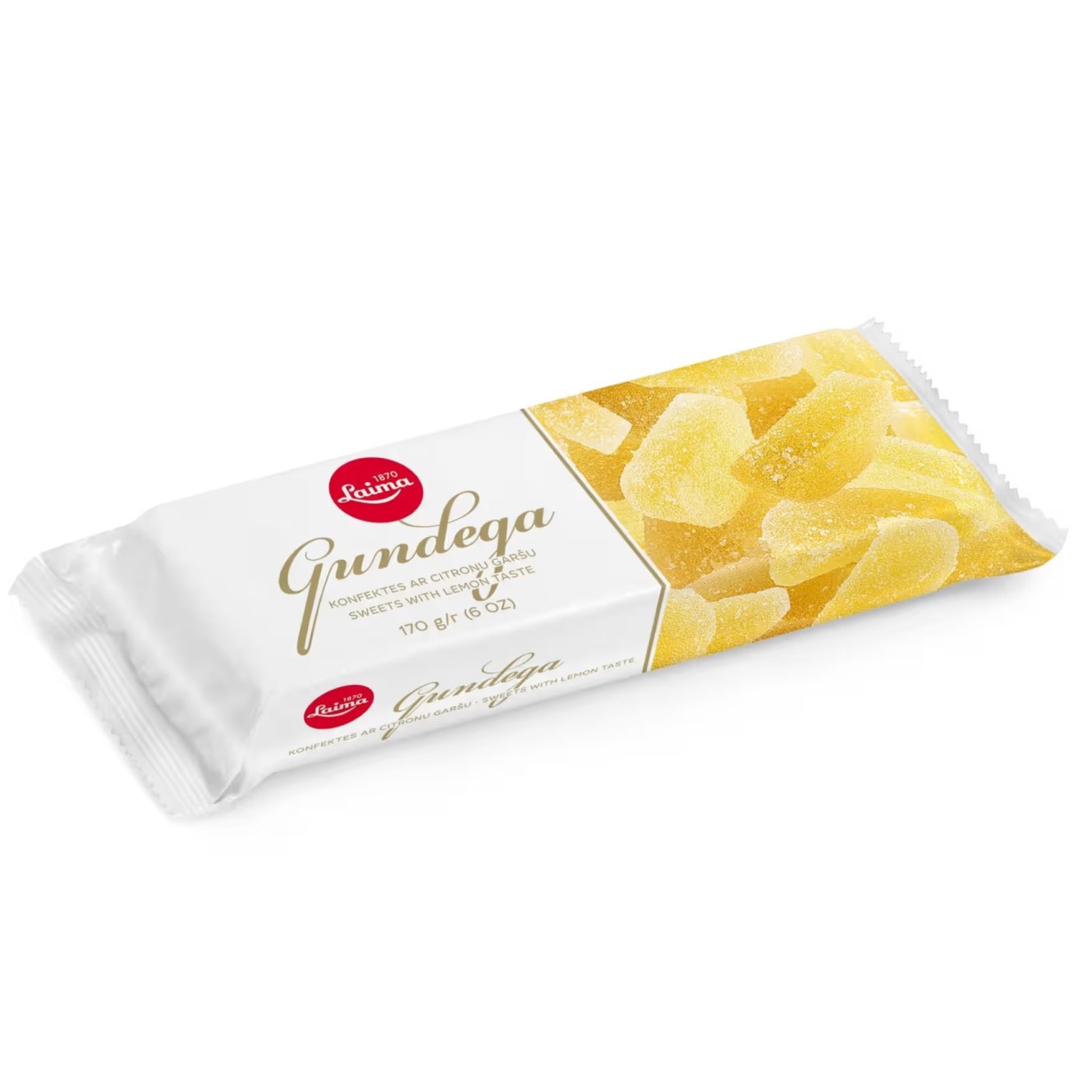 Бонбони желирани Gundega лимон Laima